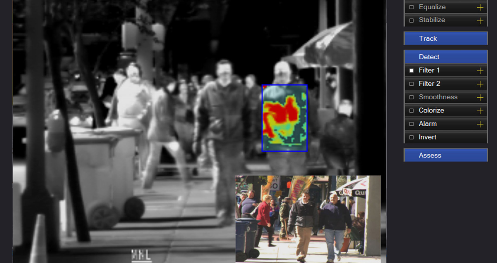 Thermal Matrix Concealed multispectral surveillance Threat Detection